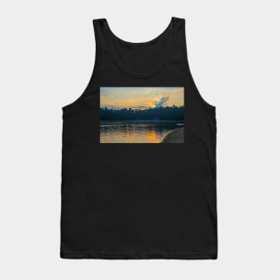 Walden Pond Sunrise Concord MA Tank Top